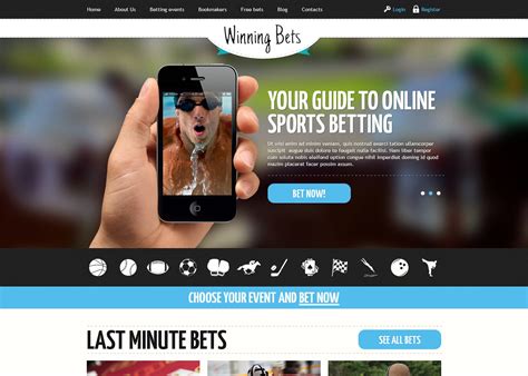 online betting responsive website template free download|Online betting sites best templates and themes.